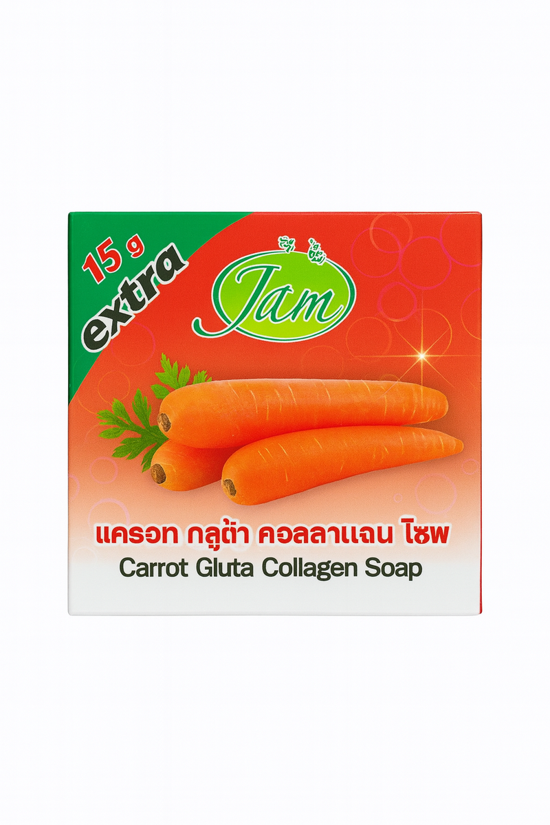 Savon Kojic Gluta Collagen - Parfum Fraise - Rose - Soin Corps Et Mains