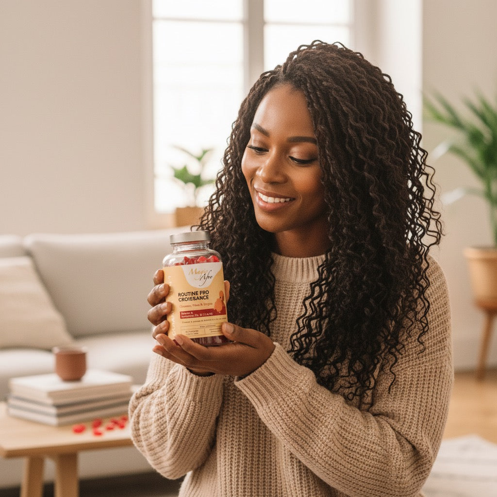 Gummies Pousse Cheveux : Est-ce que ça Marche Vraiment ? Guide & Comparatif pour Cheveux Afro