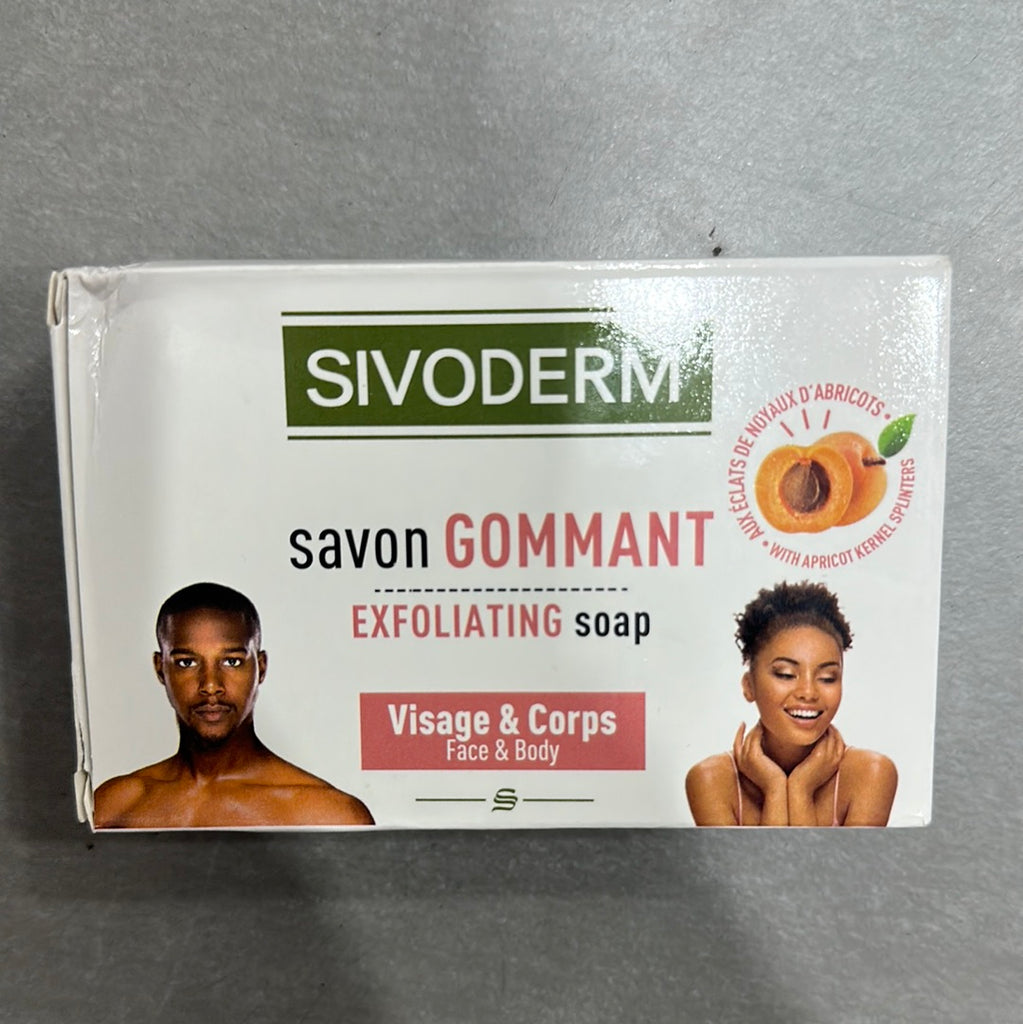 SIVODERM – Savon gommant exfoliant  230g