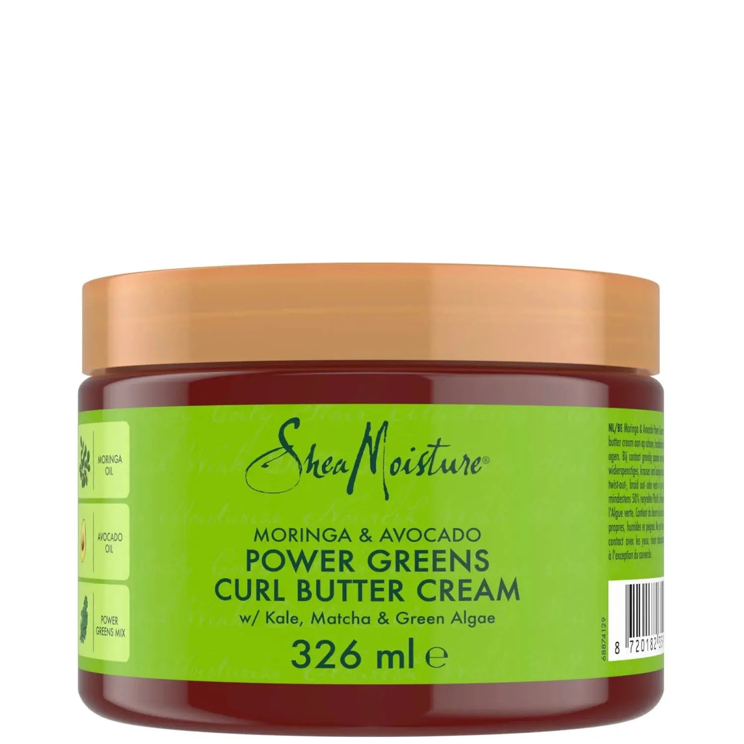 CURL CREAM BUTTER POWER GREEN à l'Avocat et Moringa 326ml - SHEA MOISTURE SHEA MOISTURE