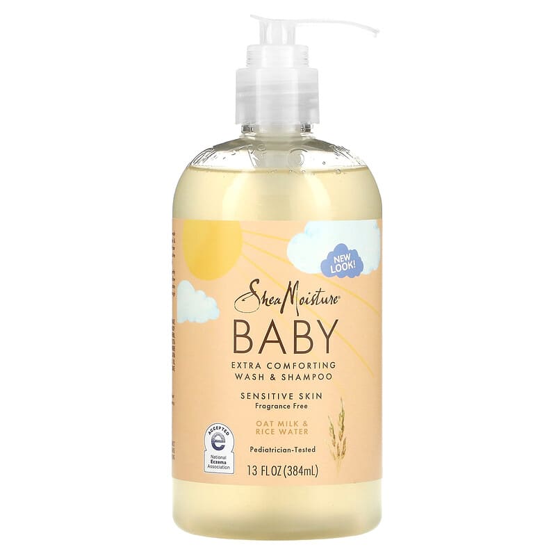 Shampoing Bébé à l'Eau de Riz 384ml - SHEA MOISTURE