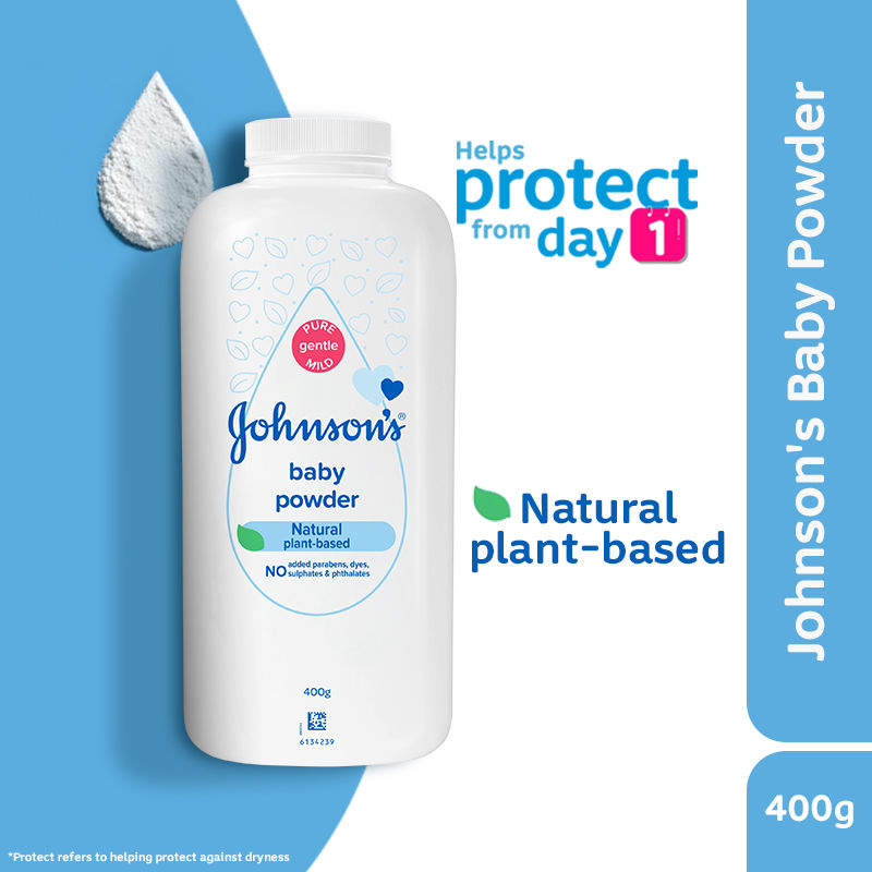 Poudre Talc BABY POWDER 400g - JOHNSON'S