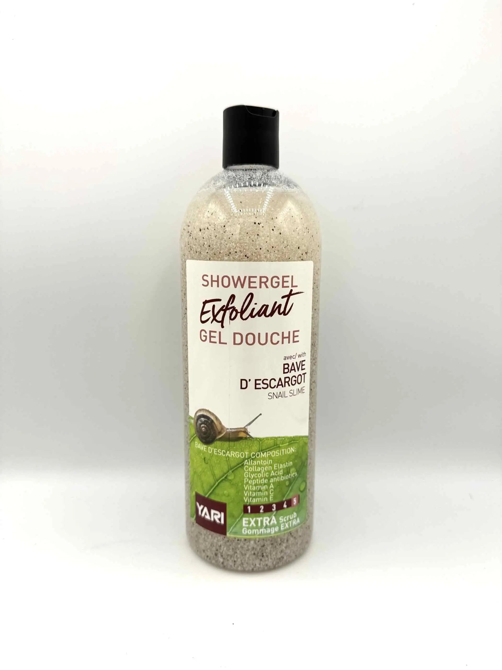 Gel Douche Gommant Bave d'Escargot 1000ml - YARI YARI
