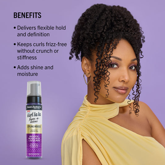 Mousse Styling CURL LA LA 251ml - AUNT JACKIE'S