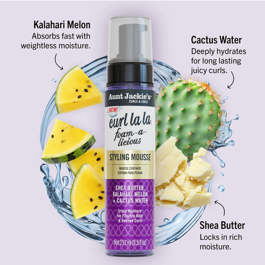 Mousse Styling CURL LA LA 251ml - AUNT JACKIE'S