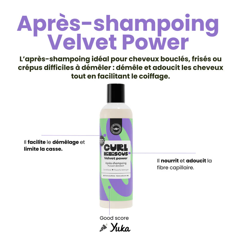 Apres Shampoing Velvet Power 250ml - CURL HIBISCUS