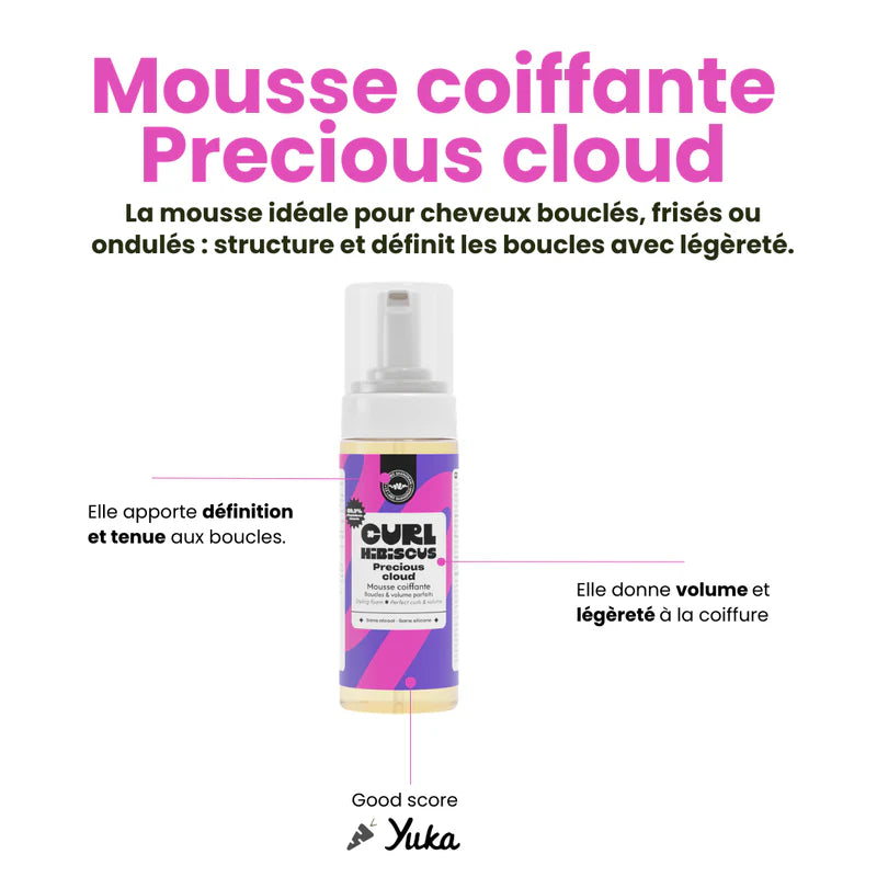 Mousse Coiffante Precious Cloud 165ml – CURL HIBISCUS