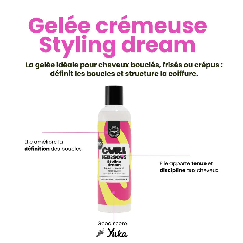 Gelee Styling Dream 250ml - CURL HIBISCUS