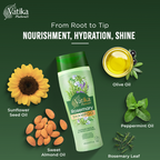 Shampoing Au Romarin 425ml - VATIKA