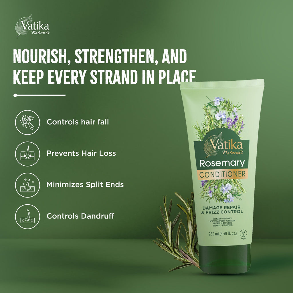 Apres Shampoing au Romarin 280ml - VATIKA