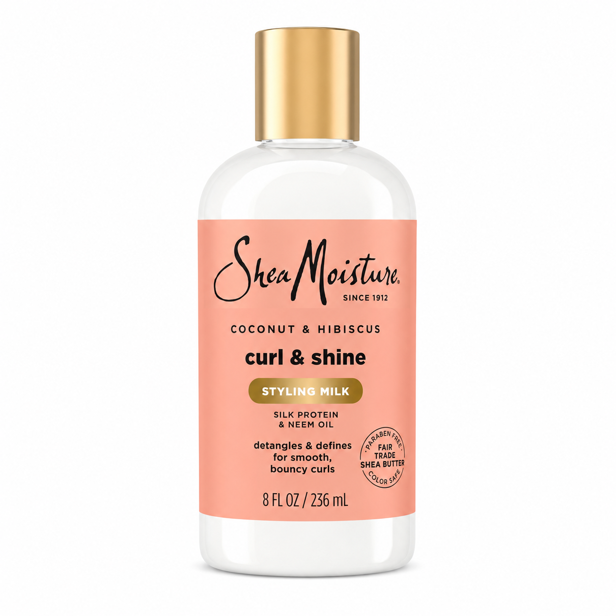 Lait Coiffant Curl & Style Milk COCONUT HIBISCUS 237ml - SHEA MOISTURE