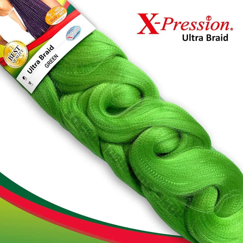 XPRESSION BRAID Couleur GREEN