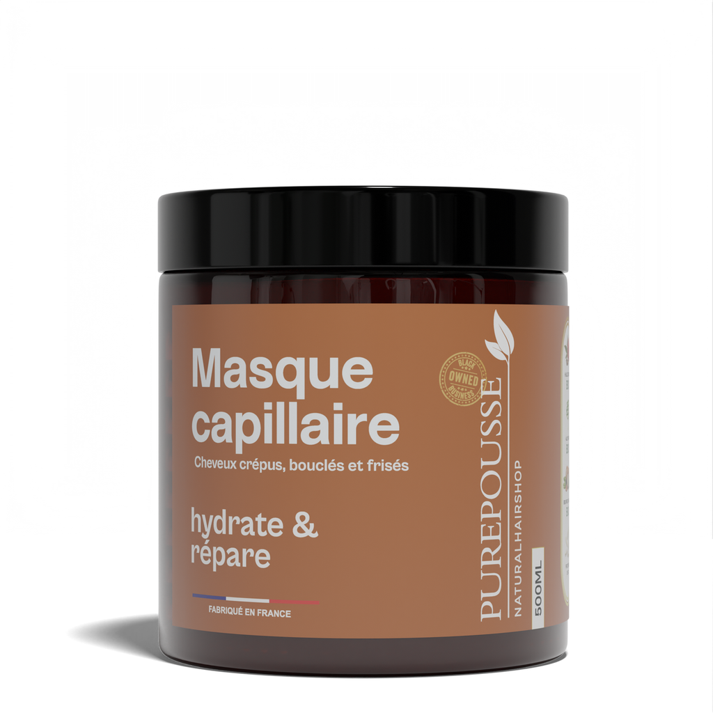 Masque Capillaire au Rhassoul 500ml - PURE POUSSE