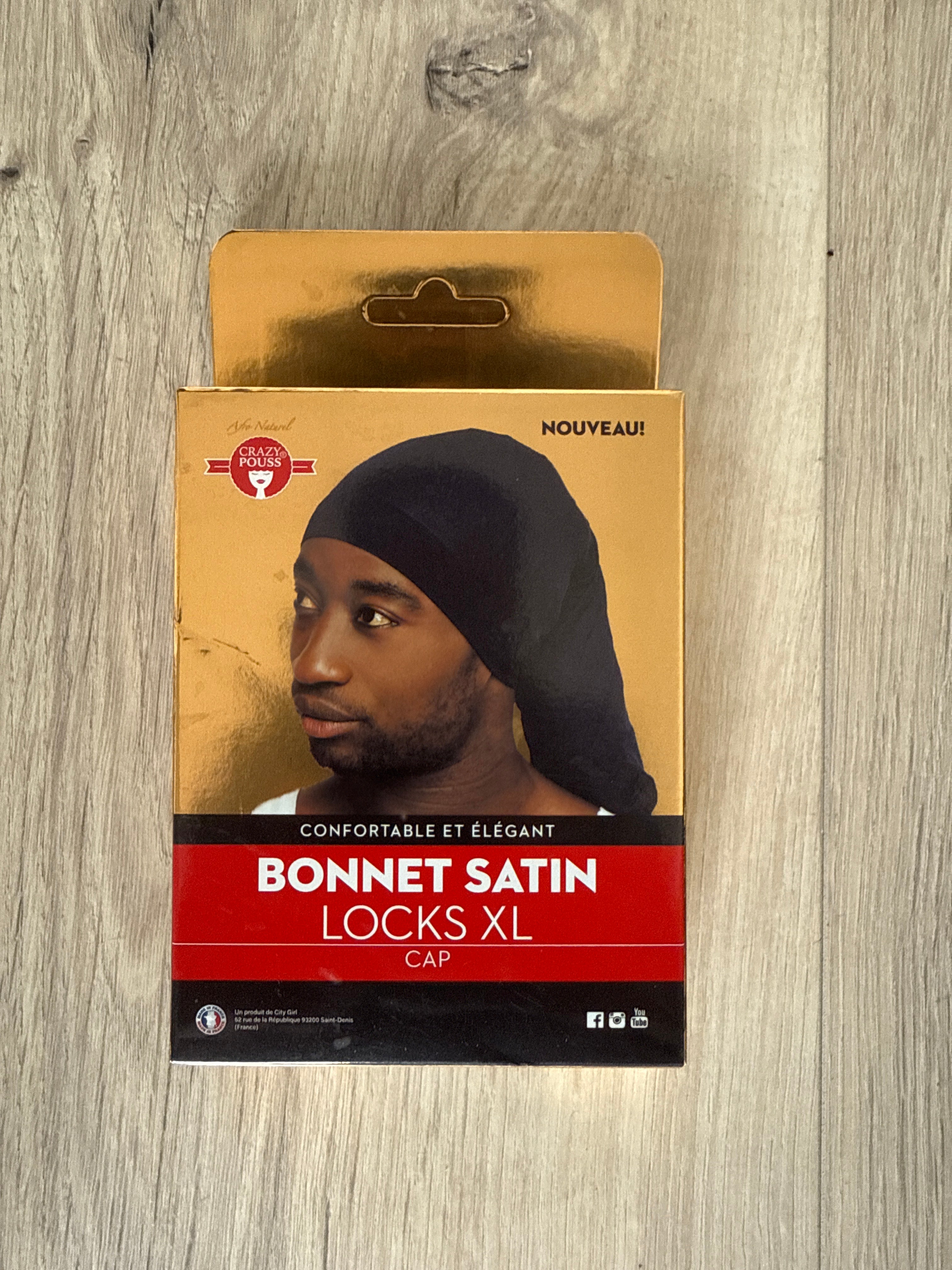 Bonnet Satin LOCKS XL - CRAZY POUSS