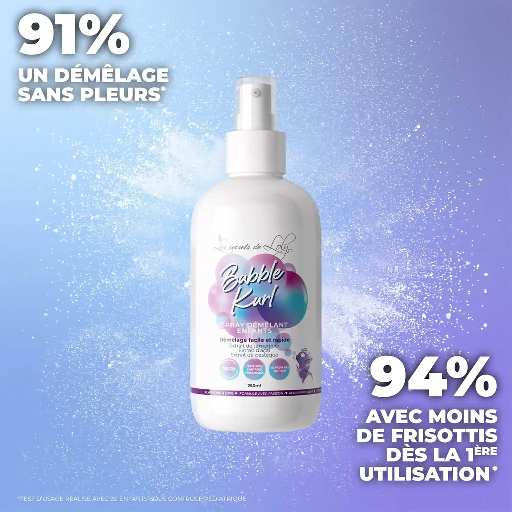 Spray Enfant BUBBLE KURL 250ml - Les Secrets de Loly
