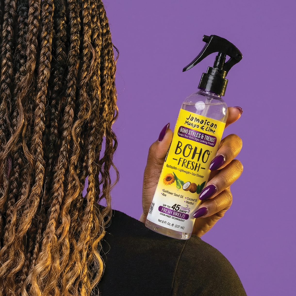 Spray Rafraîchissant BOHO FRESH 237ml - MANGO & LIME