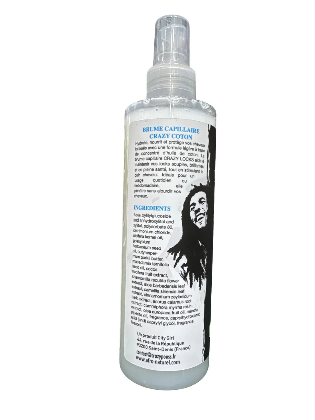 Brume Capillaire Hydratant COTON 250ml - CRAZY POUSS