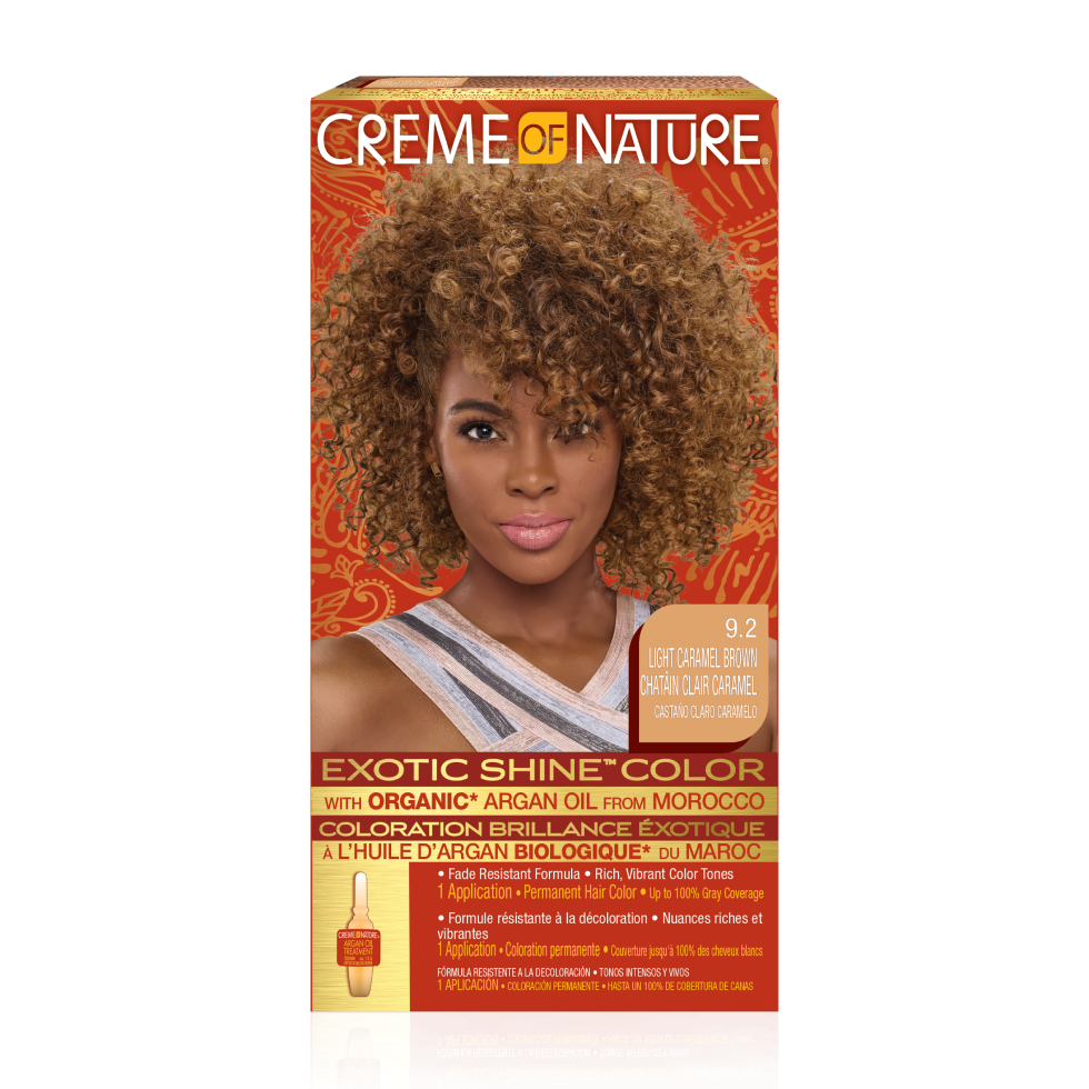 Coloration 9.2 Light Caramel Brown - CREME OF NATURE