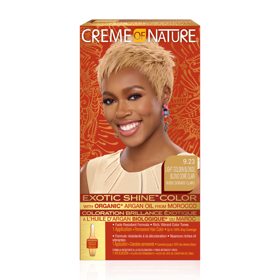 Coloration 9.23 Light Golden Blonde - CREME OF NATURE