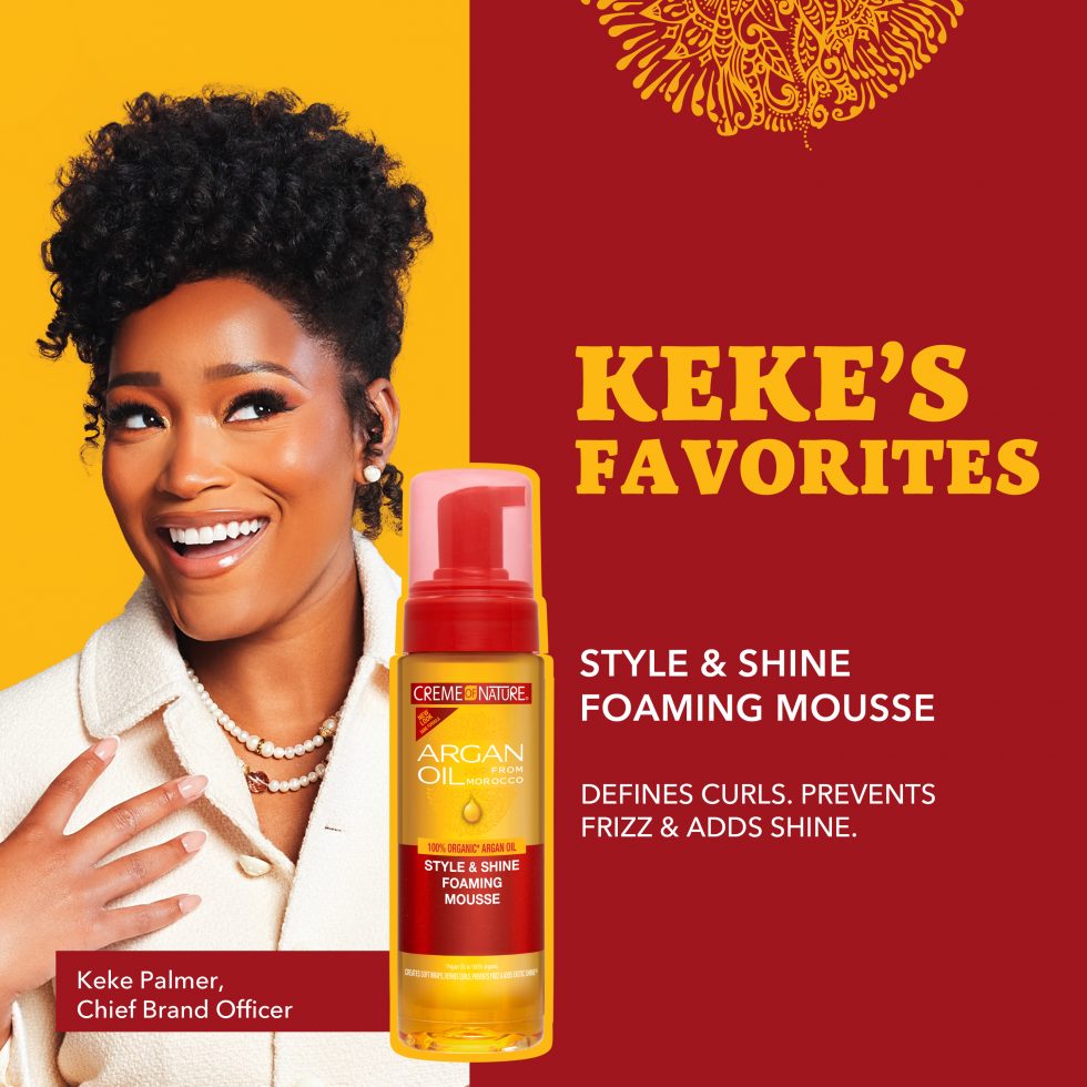 Mousse Coiffante à l’Huile d’Argan 207ml - CREME OF NATURE