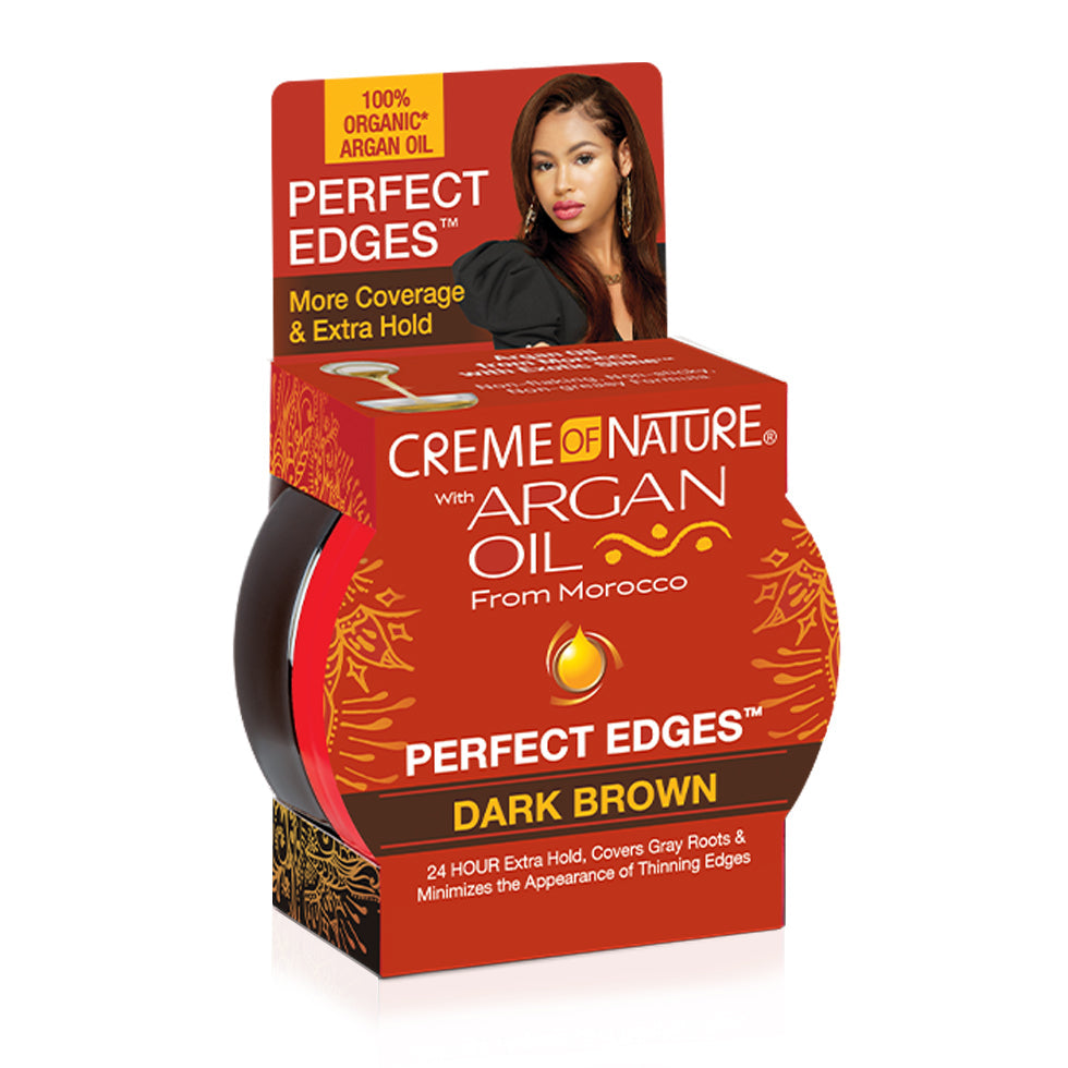 Cire Colorante Perfect Edges Dark Brown 63,7g - CREME OF NATURE