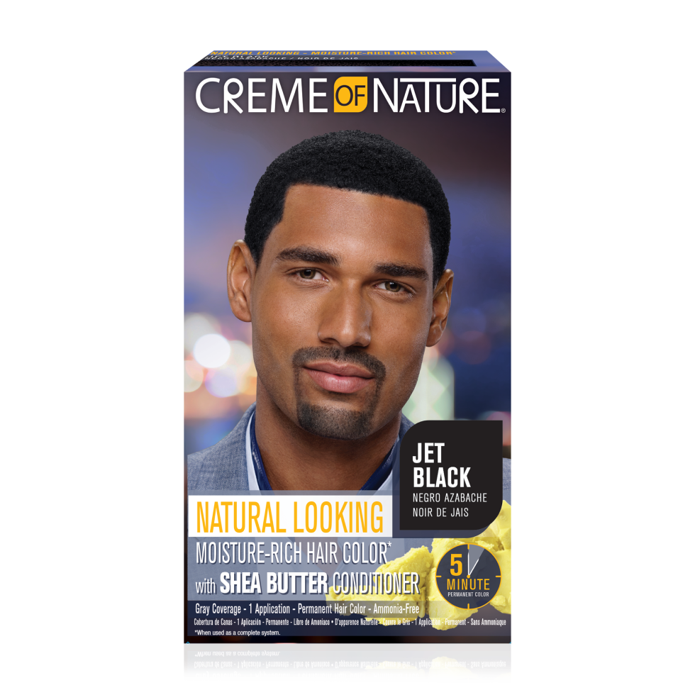 Coloration HOMME Jet Black - CREME OF NATURE