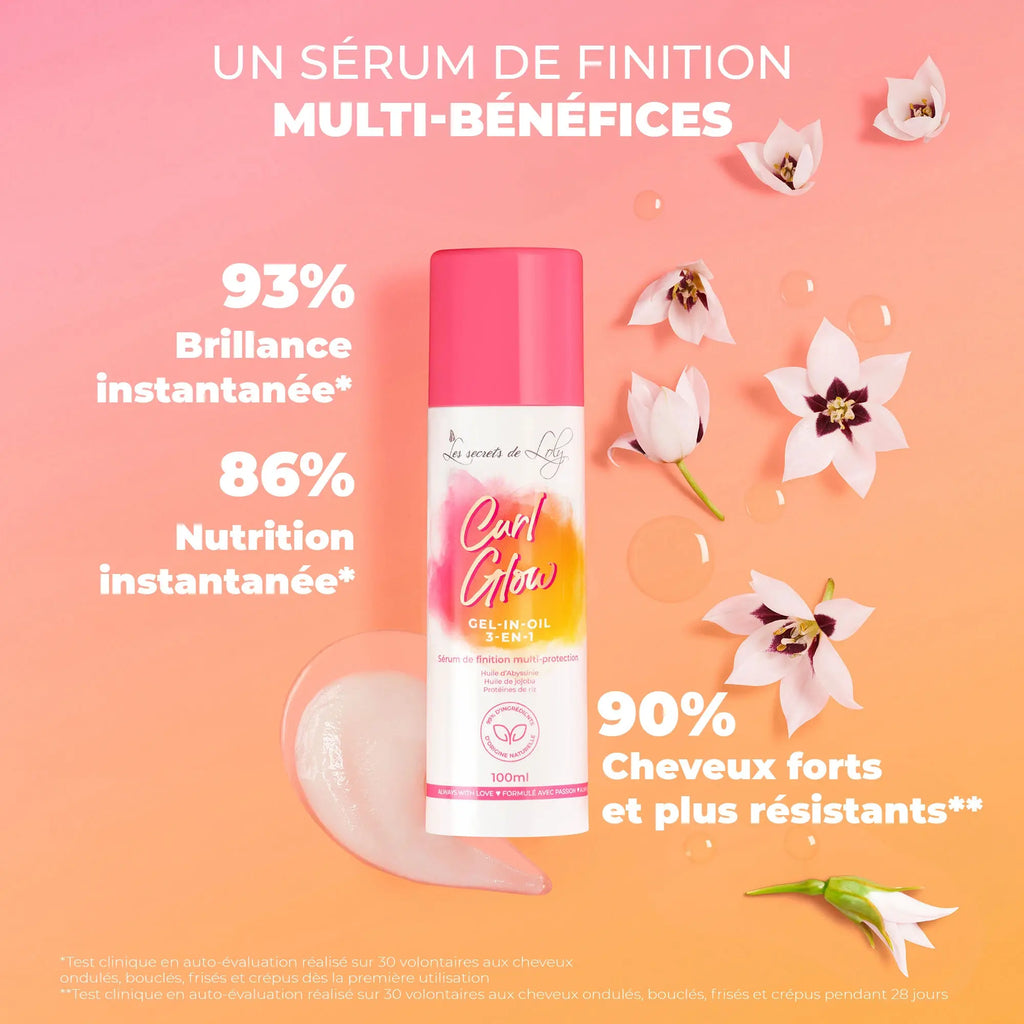 Serum CURL GLOW 100ml - Les Secrets de Loly