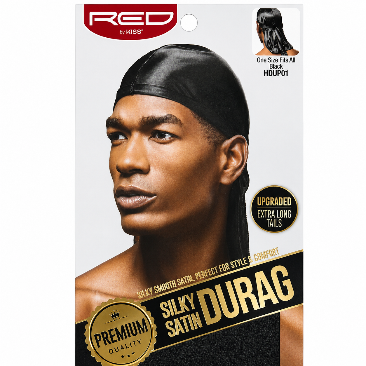 DURAG Silky Satin Navy Black - MAGIC COLLECTION