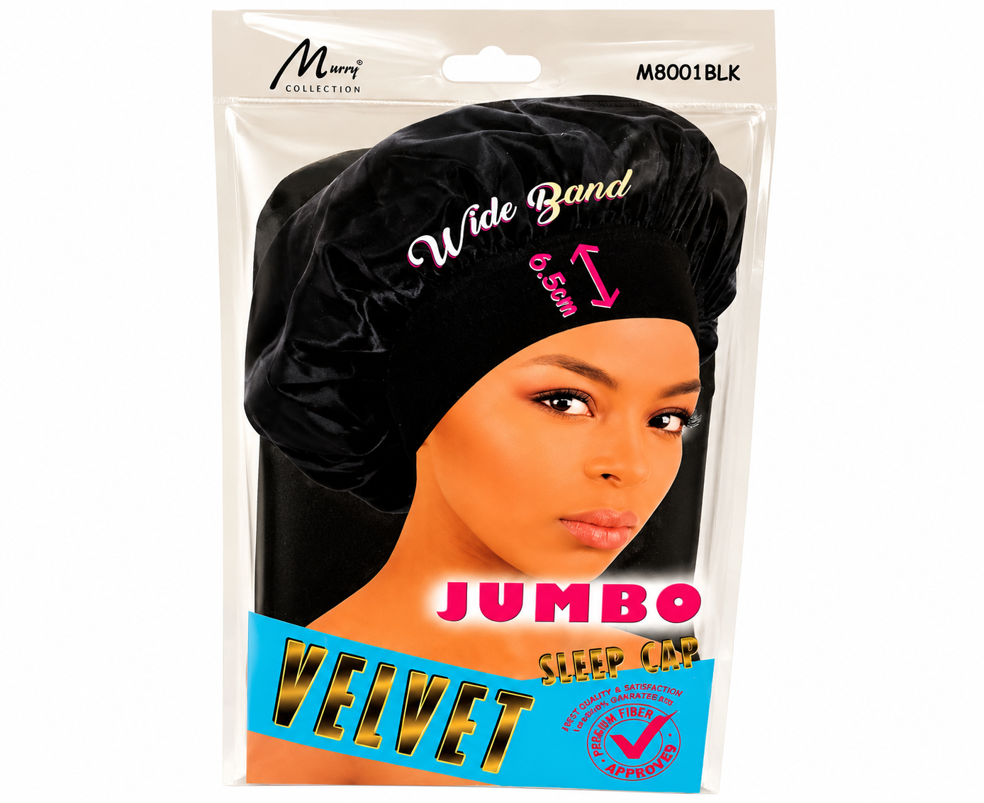 Bonnet Velvet Sleep Cap Black - MURRY COLLECTION