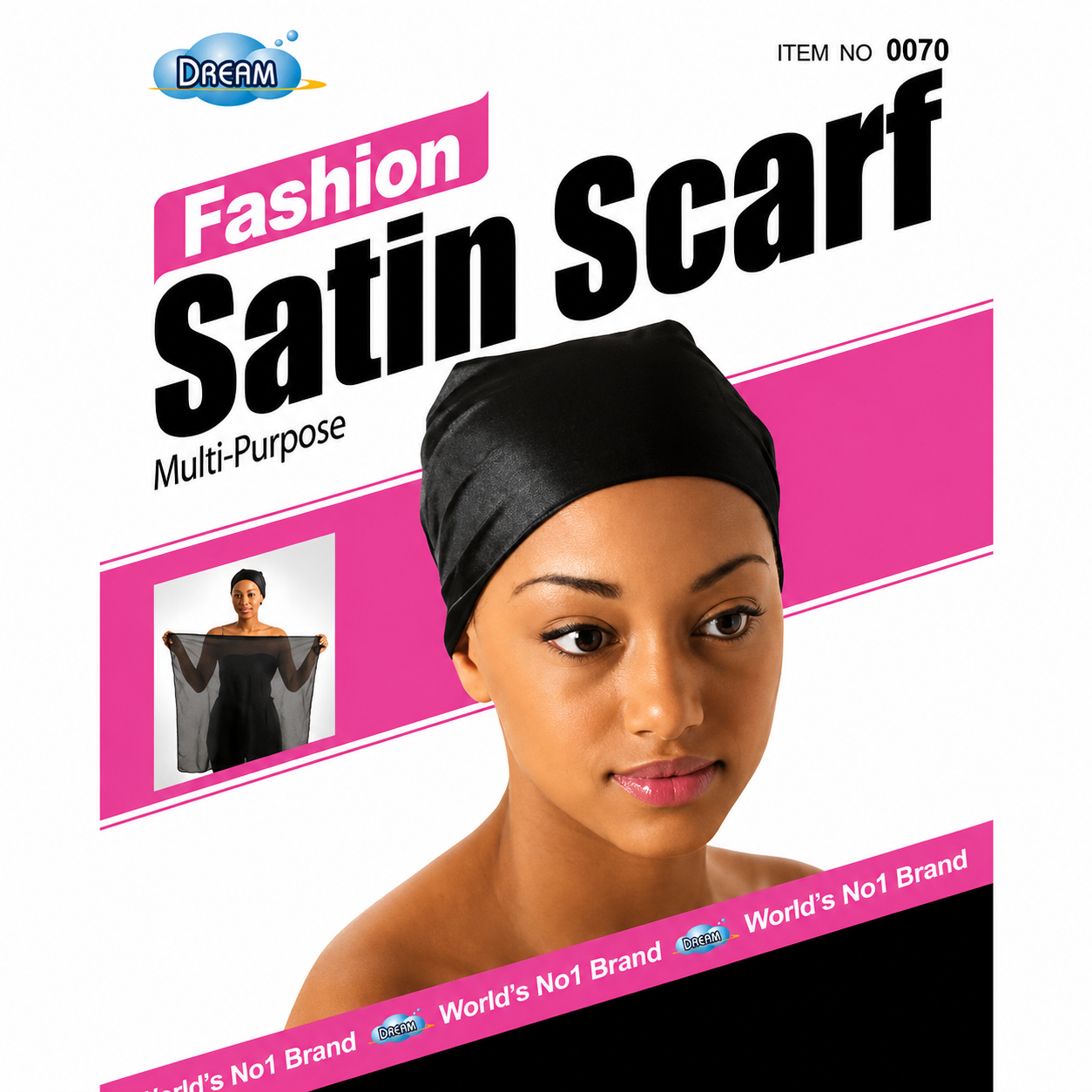 Bonnet Fashion Satin Scarf - DREAM WORLD