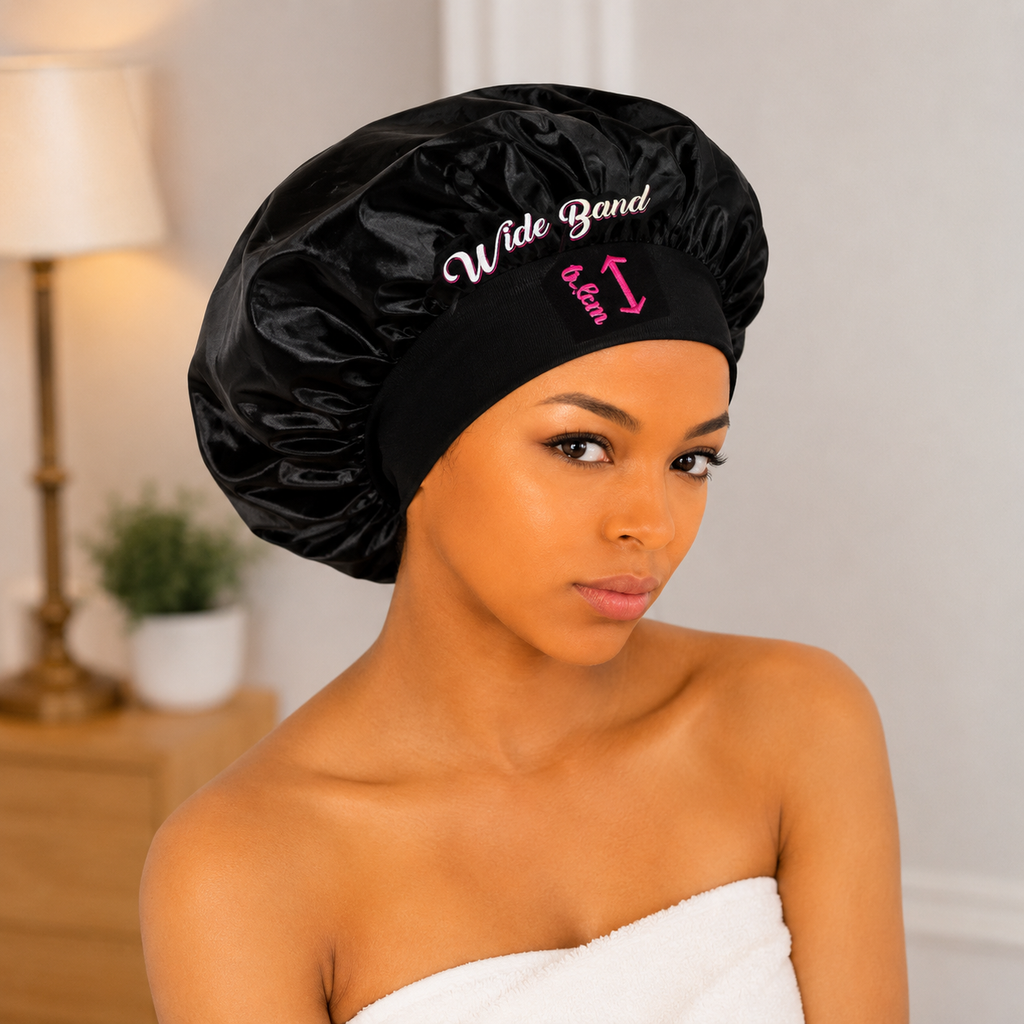 Bonnet Velvet Sleep Cap Black - MURRY COLLECTION
