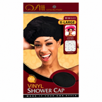 Bonnet Douche Vinyl Shower Cap Black - QFITT