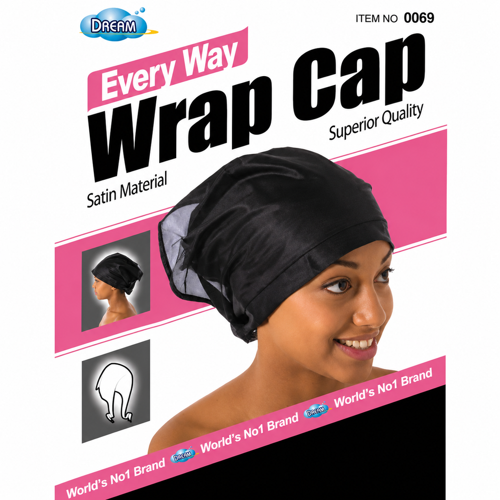 Bonnet Satin Wrap Cap - DREAM WORLD