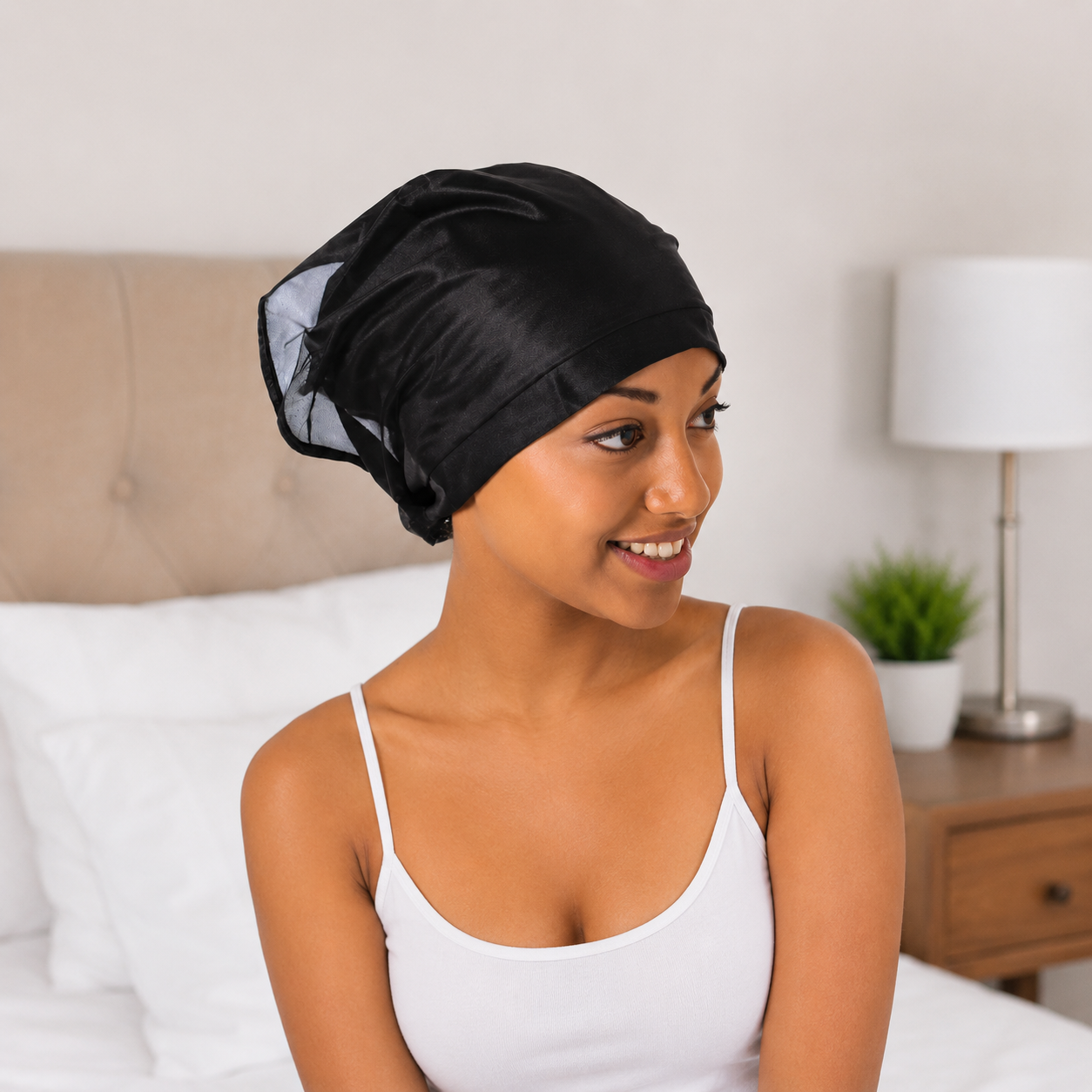 Bonnet Satin Wrap Cap - DREAM WORLD