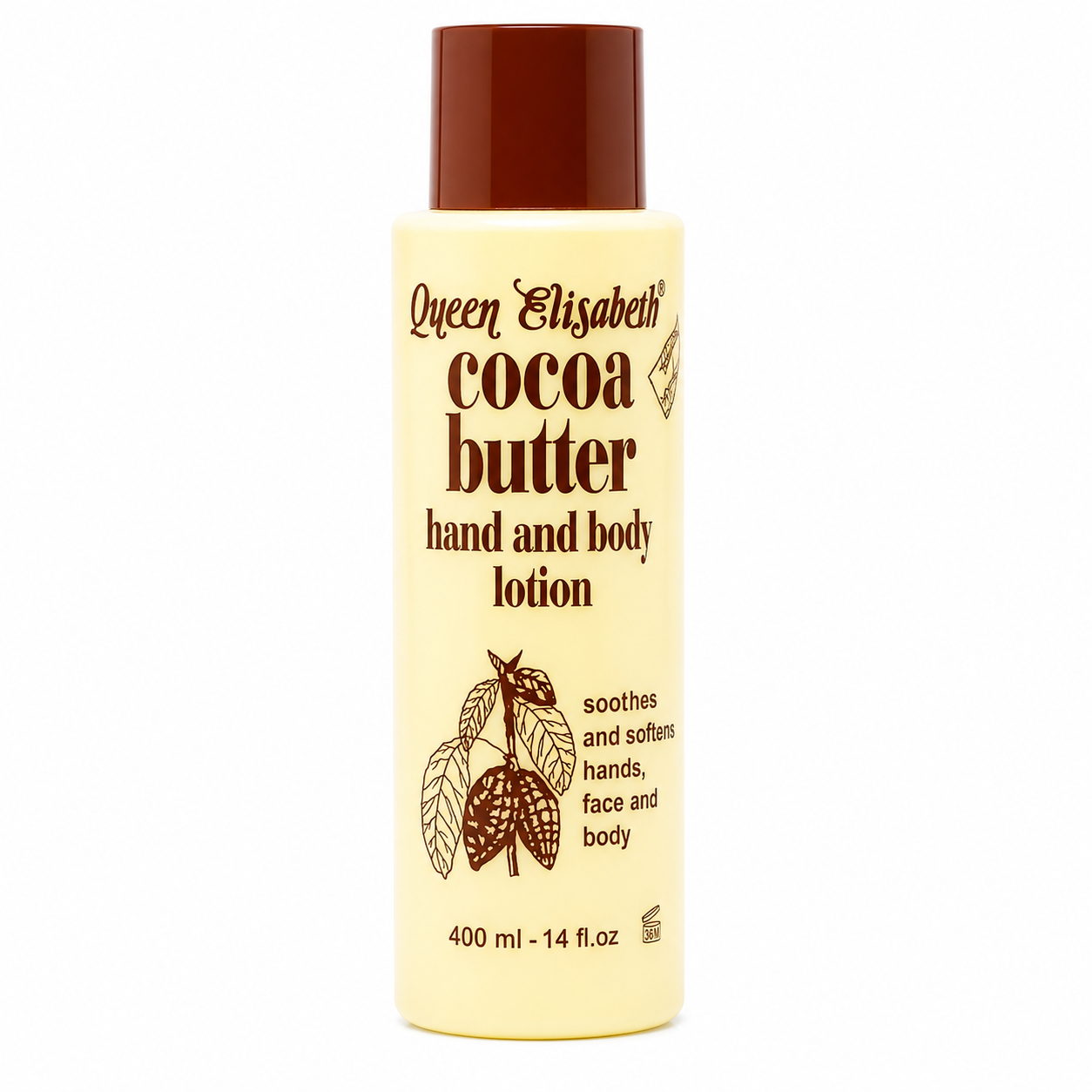 Lotion Cocoa butter hand and body 400ml - QUEEN ELISABETH