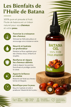 Huile Batana 100% Pure Pressé à Froid 105ml - YARI