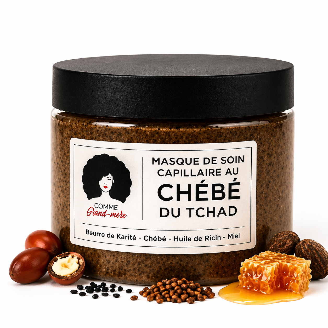 Masque Capillaire au Chebe - COMME GRAND MERE