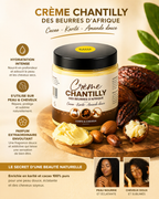Creme Chantilly CACAO/KARITE/AMANDE DOUCE 300ml - COMME GRAND MERE
