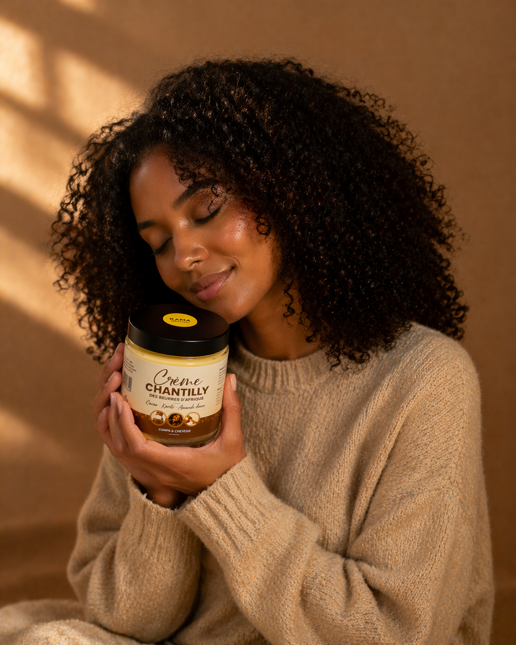 Creme Chantilly CACAO/KARITE/AMANDE DOUCE 300ml - COMME GRAND MERE
