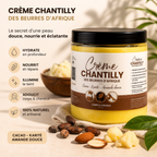 Creme Chantilly Cacao/Karité/Amande Douce 500ml - COMME GRAND MERE
