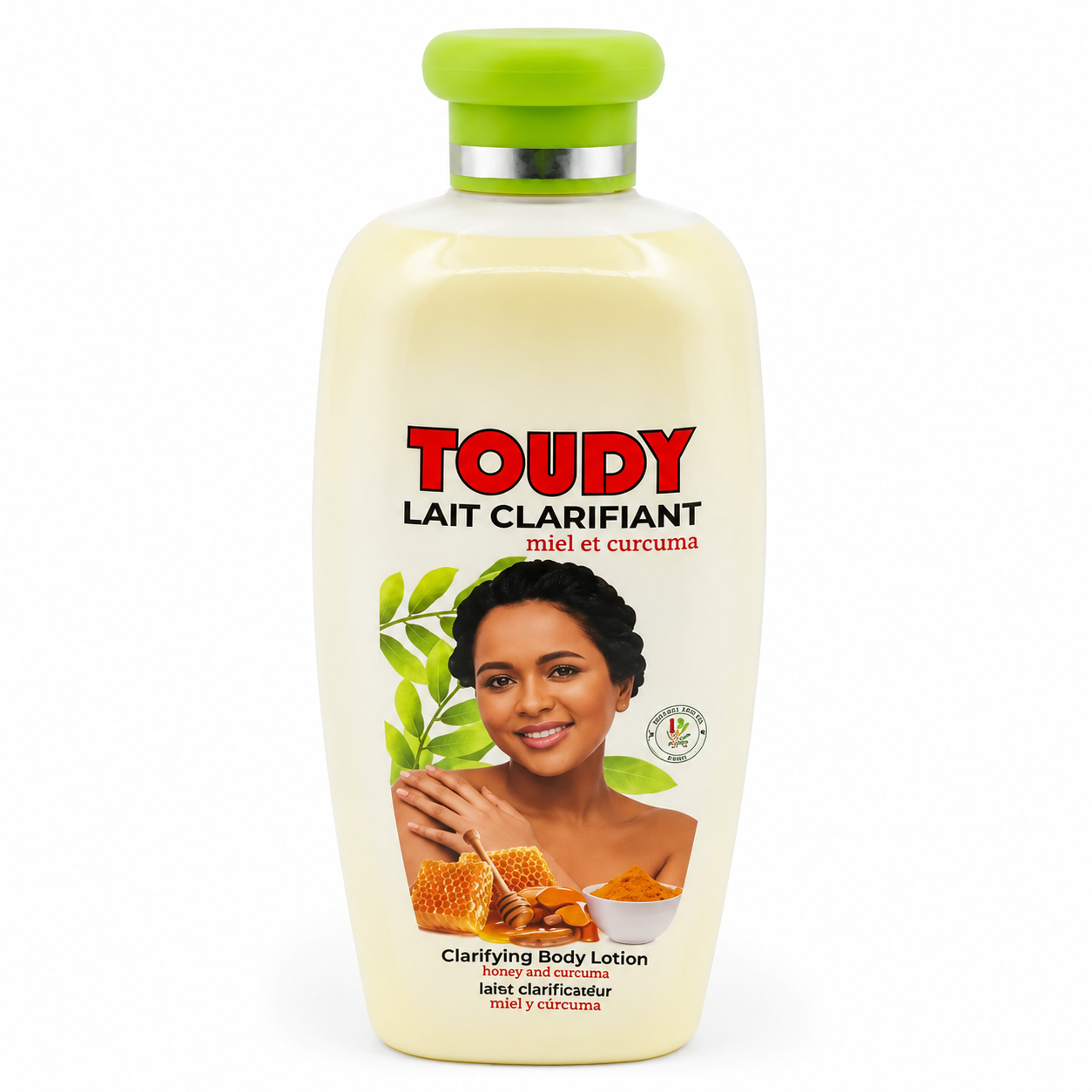 Lait Clarifiant Miel et Curcuma 540ml - TOUDY