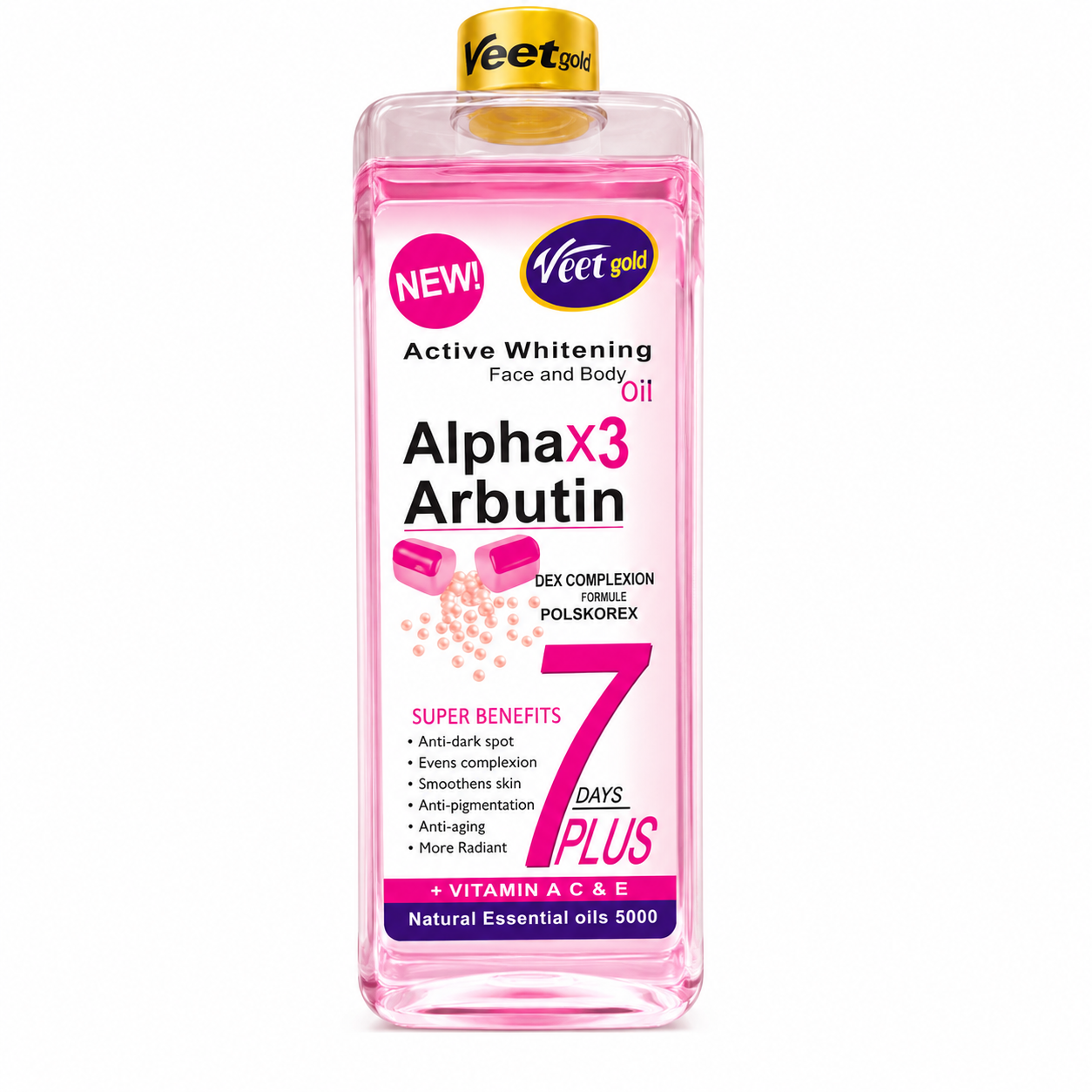 Huile Alpha Arbutin 1000ml - VEET GOLD
