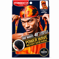 Bonnet Military Satin Durag Orange - RED BY KISS