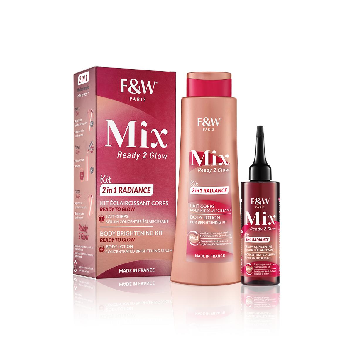 KIT 2en1 LAIT + SERUM MIX - FAIR & WHITE