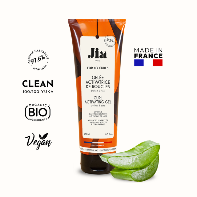 Gelée Activatrice de Boucles à la Glycérine & Maïs 250ml - JIA PARIS