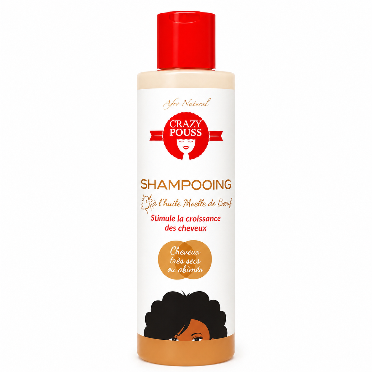 Shampooing Moelle de Boeuf 250ml - CRAZY POUSS