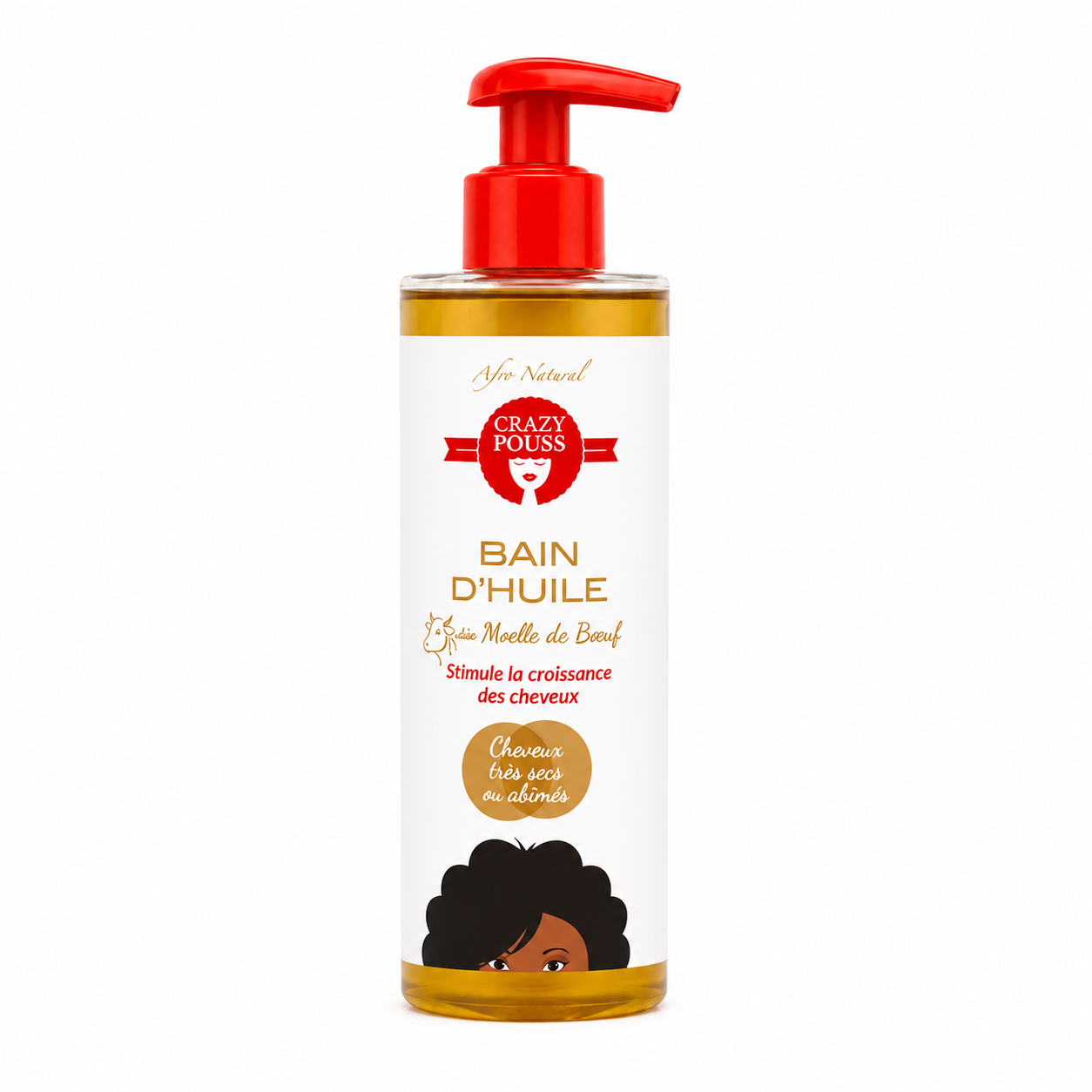 Bain d'Huile Moelle de Boeuf 250ml - CRAZY POUSS