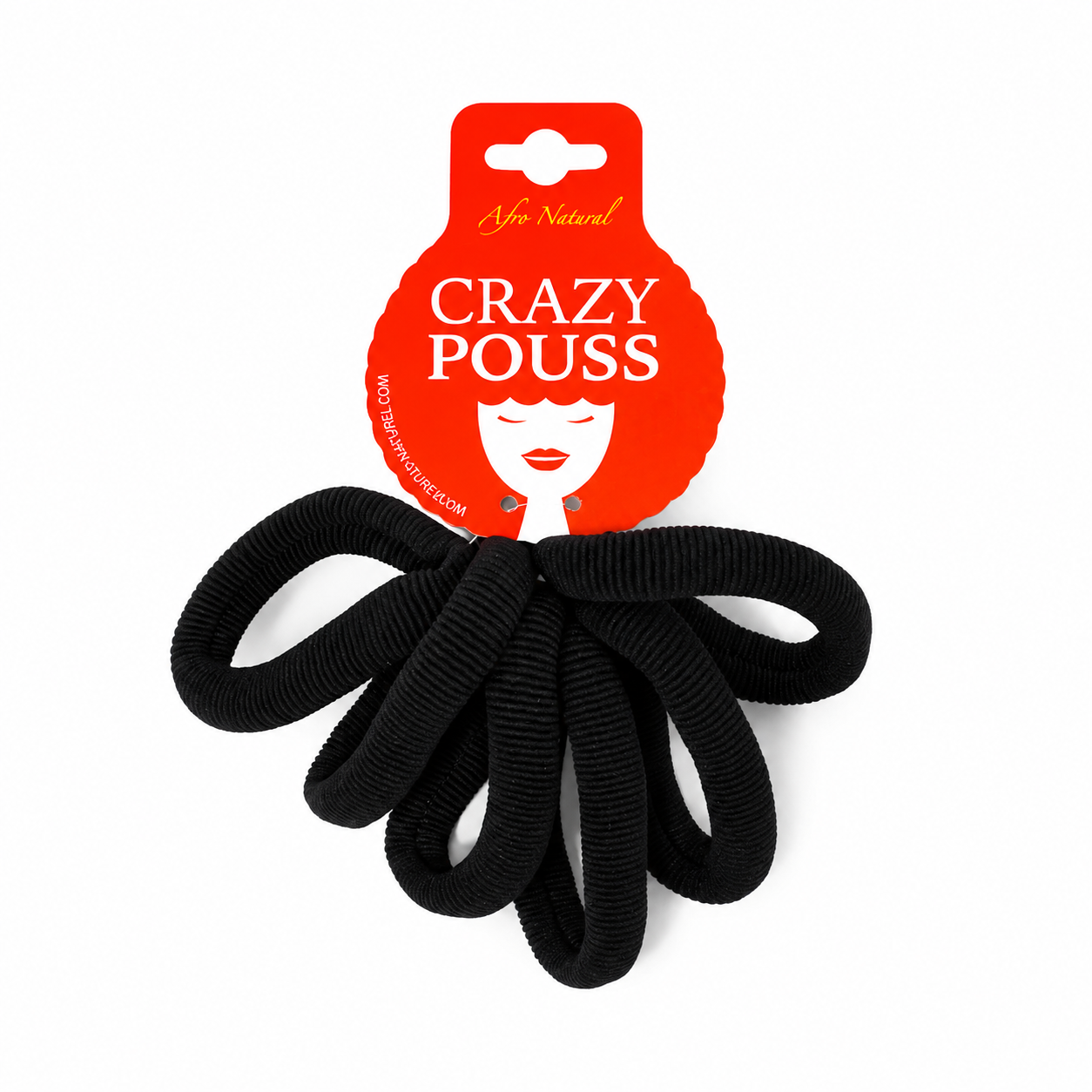 CRAZY POUSS – Lot De 6 Elastiques Striés – Taille S