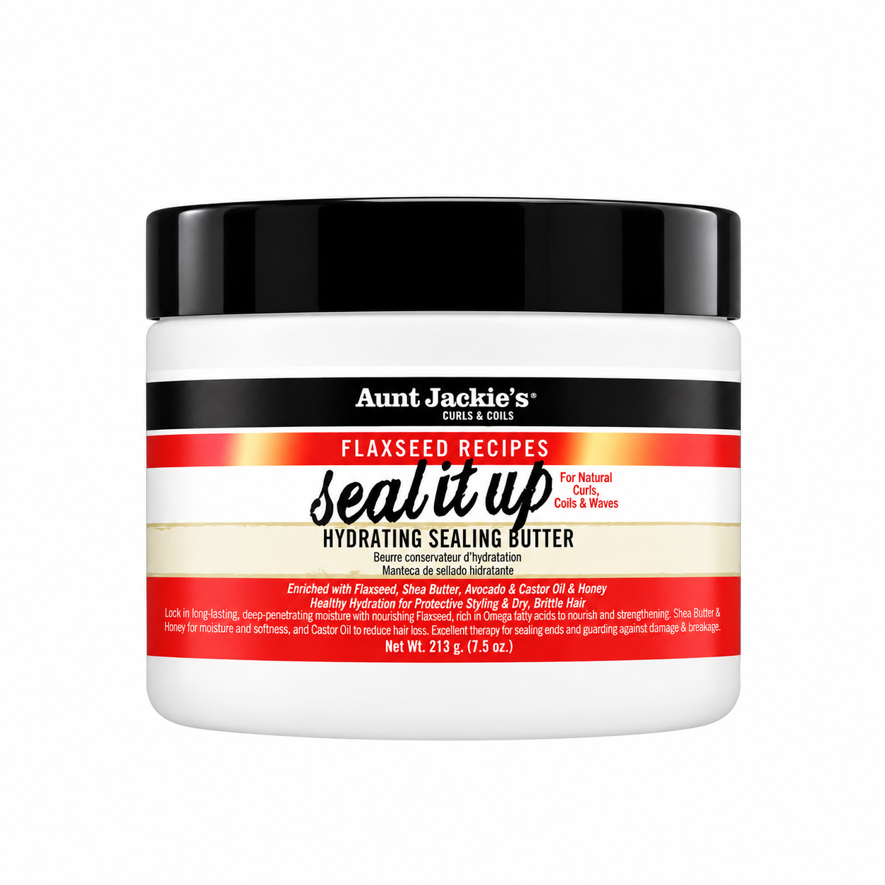 Beurre Capillaire Seal It Up 213g - AUNT JACKIE'S