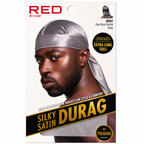 Bonnet Silky Satin Durag Gray - RED BY KISS
